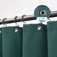 thumbnail image 3 of Yiannan Waffle Weave Fabric Shower Curtain ,Beige,71"Wx96"L, 3 of 5