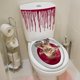 thumbnail image 2 of Set Halloween Horror Bloody Hand Stickers 3D Halloween Decoration PVC Horror Toilet Seat, 2 of 4