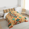 thumbnail image 3 of Feelyou Vintage Western Aztec Bedding Comforter Set, Bohemian Triangle Square Twin Comforter Sets, Teens Adult Women Men Reversible Bedding Set, Luxury Bedroom Decor, 2-Piece, 3 of 8