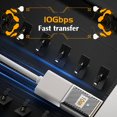 thumbnail image 3 of 90 Degree PD 120W 10Gbps USB-C to USB-C Adapter Type W Fast Charging M0J2, 3 of 9