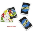 thumbnail image 4 of DOS Card Game for Family & Game Night from the Makers of UNO and Featuring Two Discard Piles, 4 of 7