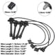 thumbnail image 4 of 4 Uds Chispa Bujía Encendido Cable Unique Bargains para Toyota Celica 1994-1997 Negro, 4 of 7