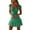 Green, variant on SySea Womens Summer Ruffle Sleeve Sweetheart Neckline Printing Dress Mini Dress