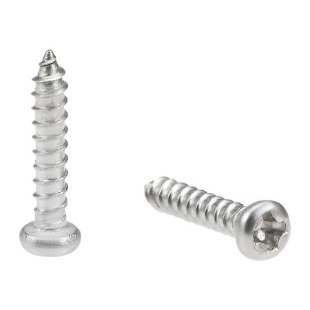 

2x10mm Self Tapping Screws Phillips Pan Head Screw 316 Stainless Steel Fasteners Bolts 50 Pcs