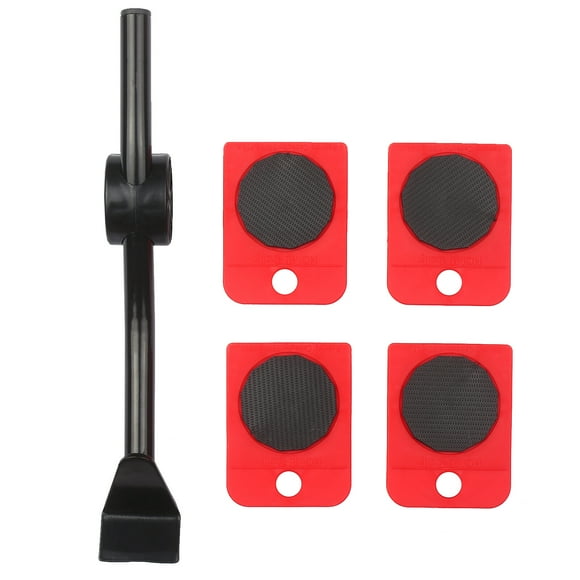 Heavy Furniture Moving Kit Easy Mover Appliance Roller Lifter Moving System with 4 Wheel Sliders