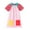 A-Rainbow 2pcs, variant on Emy Dola 2-7T Little Girls Lapel Collar Shirt Dress Short Sleeve Horse Print Button Down A-line Summer Dress