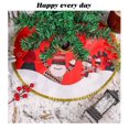thumbnail image 5 of Christmas Tree Skirt Mini 16 Inch Winter Christmas Tree Decorations Tree Skirt Suitable for Merry Christmas Party, 5 of 5