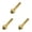 Gold-3PCS, variant on Metal Gas Stove Valve Adapter Camping Cookware Connector,Hoses Attachments Tanks Adapter for Camping and Hiking, Hose Fittings for Flat Propane Tank To Hose Burner Bbq Picnic,(Gold,0.62x1.94 in)