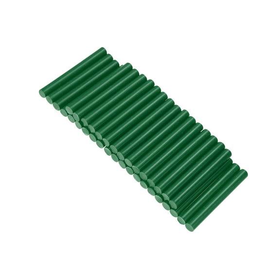Unique Bargains 36pcs 11 x 100mm EVA Paintless Dent Repair Hot Melt Glue Sticks Dark Green Universal for Car
