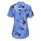thumbnail image 5 of Gibobby Camisas De Vestir Blusa de camisa corta con bolsillo Blusa de mujer de talla grande con estampado de manga fácil para mujer（Azul， XXL), 5 of 5