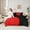 Black Red White, variant on Manfei Boys Girls Love Heart Print 7-Piece Twin Bedding Sets,Romantic Lover Couple Bedding Comforter Set,Valentine's Day Breathable Sheet Sets,Super Cozy Room Decor,Reversible