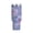 Light Purple Peony, variant on 40 oz Tumbler With Handle Stainless Steel Insulated Tumbler With Lid for Car Cup Holder Colored Outline Flower