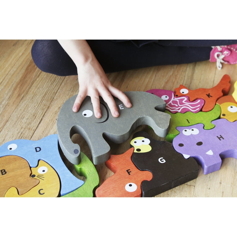 Jumbo Animal Parade A to Z Puzzle & Playset - Walmart.com