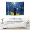 thumbnail image 3 of COMIO Abstract Modern Art Tapestry, Watercolor Oil Abstract Digital Painting Colorful Graffiti Collage Wall Hanging Large Tapestry Psychedelic Tapestry Decorations Bedroom Living Room Dorm, 3 of 7