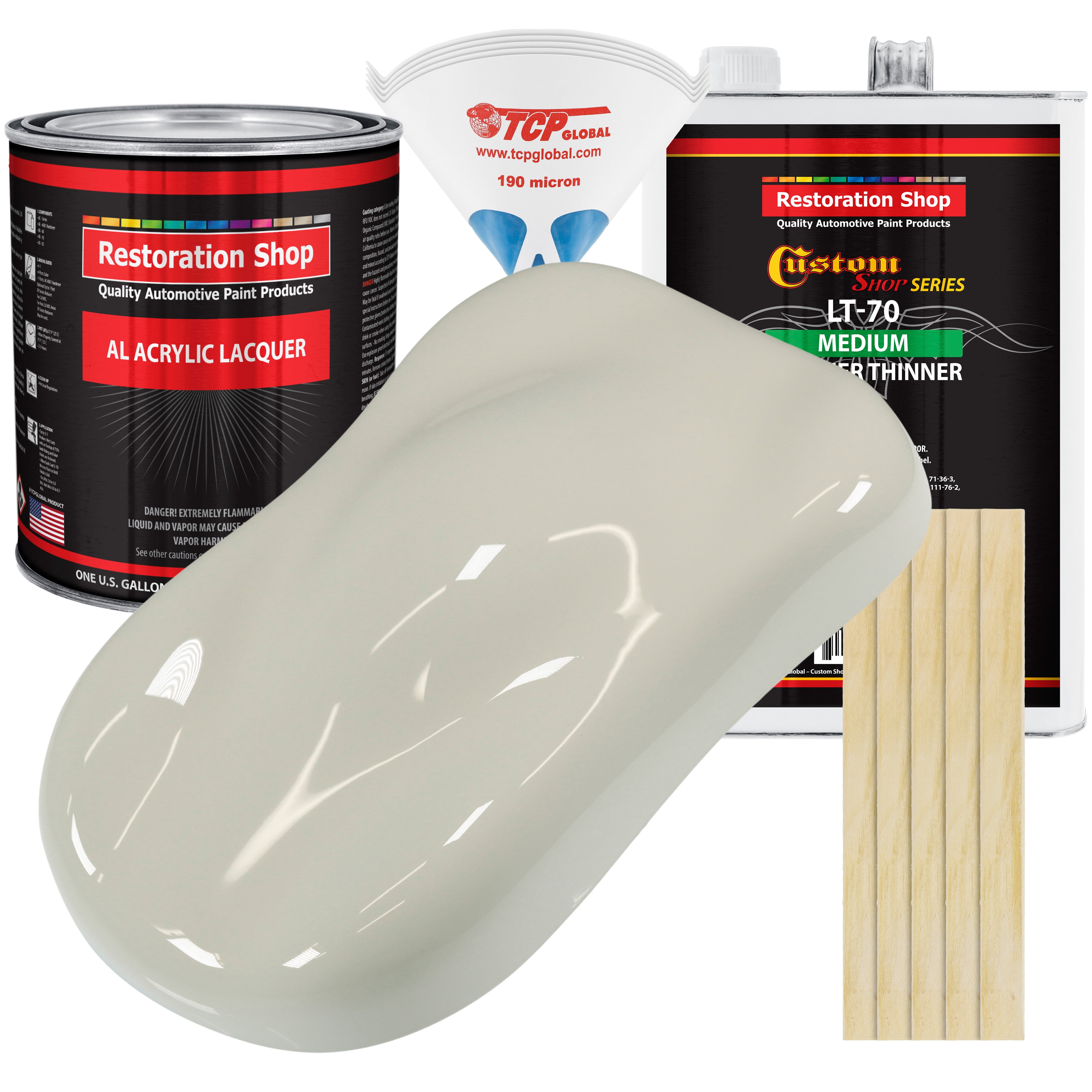Restoration Shop - Spinnaker White Acrylic Lacquer Auto Paint