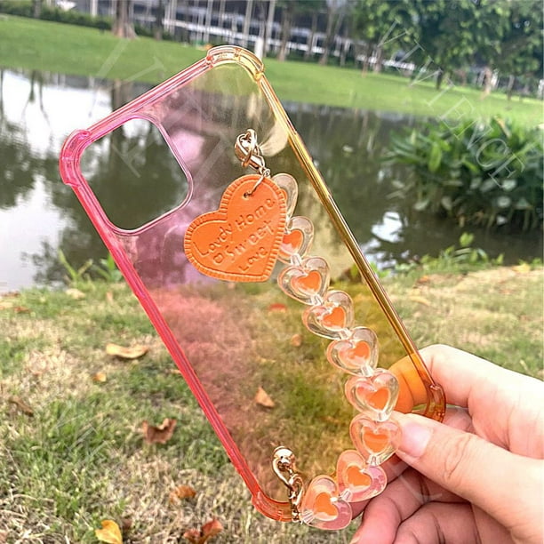 Motorola G53 5G Moto G32 G72 E32 E22 4G E22i Funda Blanda Protectora A Prueba De Golpes Flor Estrella Corazón Tira De Muñeca Colgante De Lujo Gao Jiahui unisex