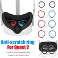 thumbnail image 5 of Juego De Anillos Protectores De Lentes Vr De 8 Uds., Gafas Para Miopía, Marco Antiarañazos, Funda Protectora De Silicona Para Oculus Quest 2 Minnieouse EL011638-00, 5 of 5