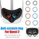 thumbnail image 5 of Juego De Anillos Protectores De Lentes Vr De 8 Uds., Gafas Para Miopía, Marco Antiarañazos, Funda Protectora De Silicona Para Oculus Quest 2 Inevent EL011638-00, 5 of 5