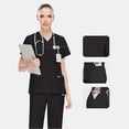 thumbnail image 2 of Uniforme quirúrgico de secado rápido y elástico en 4 direcciones para hospital, ropa de trabajo para enfermeras y médicos, cómodo., 2 of 5