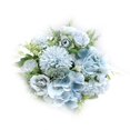 thumbnail image 3 of Bola de flores falsas Nikou arreglo de seda azul 31 x 19 cm, 3 of 12