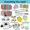thumbnail image 4 of 100 Piece Instax Mini 9 Camera Accessories - Travel Kit Bundle - Backpack Shoulder Bag, 60 Sheets Instant Film, Lens Cleaning Cloth, Strap, Washi Tape, Stickers, Photo Frames, Album - Smokey White, 4 of 6