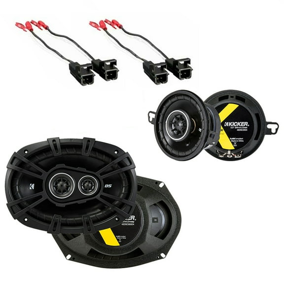 Fit Oldsmobile Cutlass Ciera 1990-1994 Factory Speaker Upgrade Kicker DS Package
