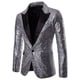 thumbnail image 1 of Traje de actuación con lentejuelas doradas para hombre, presentador de discoteca, chaqueta de estudio, 1 of 6