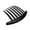 Black, variant on French Twist 7 Teeth Large for Shell Flexible French Side Hair Comb No Slip Styling Hair Accesso