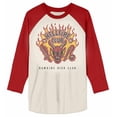 thumbnail image 2 of Stranger Things Hellfire Club Adult Raglan Tee-M, 2 of 3