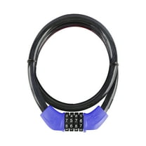 MELIVO Bike Lock,32.28" Bicycle Lock,Cable Bicycle Lock Kids Bike Lock,Blue