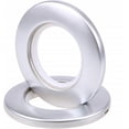 thumbnail image 1 of 50 Pieces Round Curtain Rod Rings Plastic Curtain Eyelet Rings Clips Inner Diameter 42mm Diy Rings For Window Curtain Cloakroom Door Curtains, 1 of 5