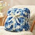 thumbnail image 2 of Amélie Handmade Chunky Knit Chenille Throw Blanket Soft Cozy Blanket for Couch, Sofa Bed, 2 of 5