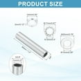 thumbnail image 2 of Uxcell 35Pcs 1.2" Lamp Pipe Kit with Nuts Washers 1/8IP Thread Fasteners Assortment for Chandelier Ceiling Light Repair Assembly DIY Hardware, 2 of 6