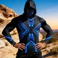 thumbnail image 5 of Yertdoel Sun Shirts for Men Printed Quick Dry Long Sleeve Lightweight Summer Sun Protection Fishing Shirts with Face Mask UPF 50+ Cozy Cover Up Athletic Hoodies, 5 of 5