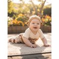 thumbnail image 6 of BemeyourBBs I'm New Here Baby Boys Western Cowboy Hat Outfits Coming Home Outfit Boots Cattle Head Print Short Sleeve Romper Pants Set Hat Spring Summer Clothes, 6 of 9