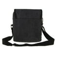 thumbnail image 3 of Bolso de mensajer Zulema Satchel de hombro de lona para hombre Vintage Negro, 3 of 4