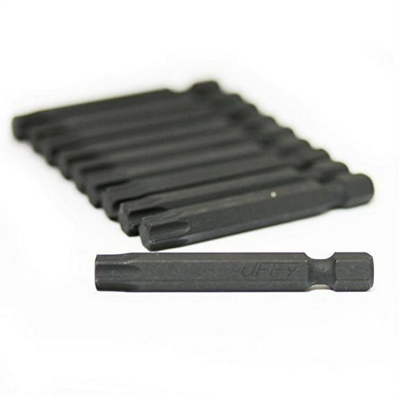 UFFY - 2" Torx 40 (T40) / Star Power Impact Bit 10 pack 1/4 Hex