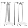 thumbnail image 4 of CIMAXIC Durable Stainless Steel Hanging Rack for Home BBQ with Drip Plate Portable and Practical 2 Sets,11.02"X4.72"X4.72", 4 of 5