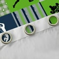 thumbnail image 4 of Feelyou American Rugby Curtains Pack of 2 (42x84 Each) for Kids, Green Blue Buffalo Geometric Curtains Blackout, Sport Player Bedroom Curtains, Curtains and Drapes Home Decor, 4 of 6