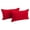 Red, variant on 20-inch by 12-inch Double-corded Solid Twill Back Support Pillows with Inserts (Set of 2), Royal Blue