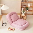 thumbnail image 2 of 18-Position Adjustable Fold Down Sofa Bed | Pink | Seat Depth 42.5, 2 of 26