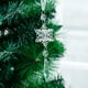 thumbnail image 3 of Colgante de Copo de Nieve de Reno de Árbol de Navidad de Acrílico Transparente, Adorno Colgante Pequeño para Árbol de Navidad., 3 of 5