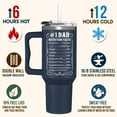 thumbnail image 3 of Gifts For Dad - Christmas For Dad From Daughter, Son, Kids - Birthday Present Ideas For Father, Husband, New Dad, Christmas Gifts For Dad - Dad Legend Gifts 40Oz Tumbler With Handle, 3 of 6