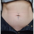 thumbnail image 2 of shiyou-Fake Belly Piercing Ring - Clip on Belly Button Rings, 2 of 4