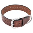 thumbnail image 5 of Genuine Real Leather Dog Collar for Medium and Large Pet sz M (Neck 12" - 14"), 5 of 5