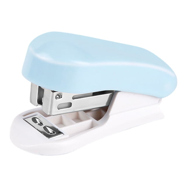 Btomtd Cartoonoon Stapler Set Of Elementary School Students Cute Mini Stapler Bookbinding Daily Stapler General, Blue