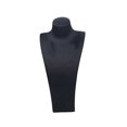thumbnail image 1 of Expositor de busto para collares, soporte de maniquí para collares, elegante estante de almacenamiento, organizador de joyas de cuero sintético para 16 cm x 85 cm x 32 cm, 1 of 10