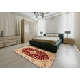 thumbnail image 5 of Ahgly Company Machine Washable Indoor Rectangle Traditional Lava Red Area Rugs, 8' x 10', 5 of 7
