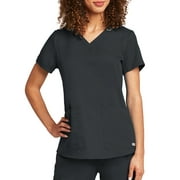 Grey's Anatomy Women's 2 Pocket V-Neck Shirred Back Scrub Top - 71166