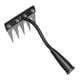 thumbnail image 1 of 5/6/7/8 Teeth Iron Gardening Hoe Weeding Rake Grasping Loosening Soil Garden Weeder Nail Rake Tool Harrow Farm Tool, 1 of 5